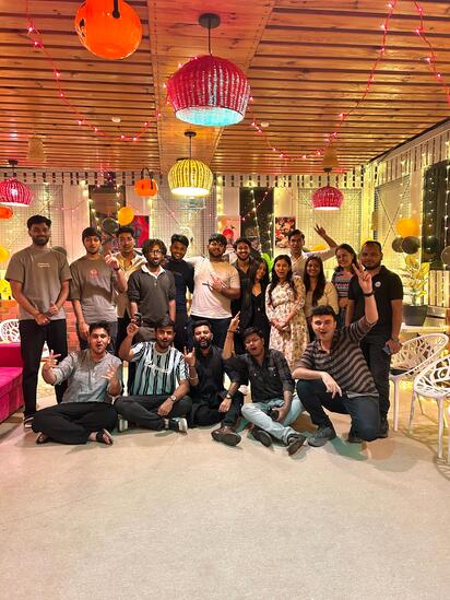 The room was full of happiness. 💛
