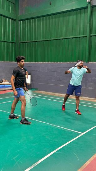 Badminton brought the energy. ⚡
