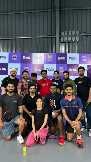 Badminton brought the energy. ⚡