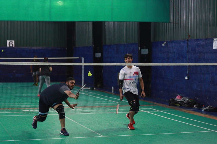 A little friendly competition. 🏸